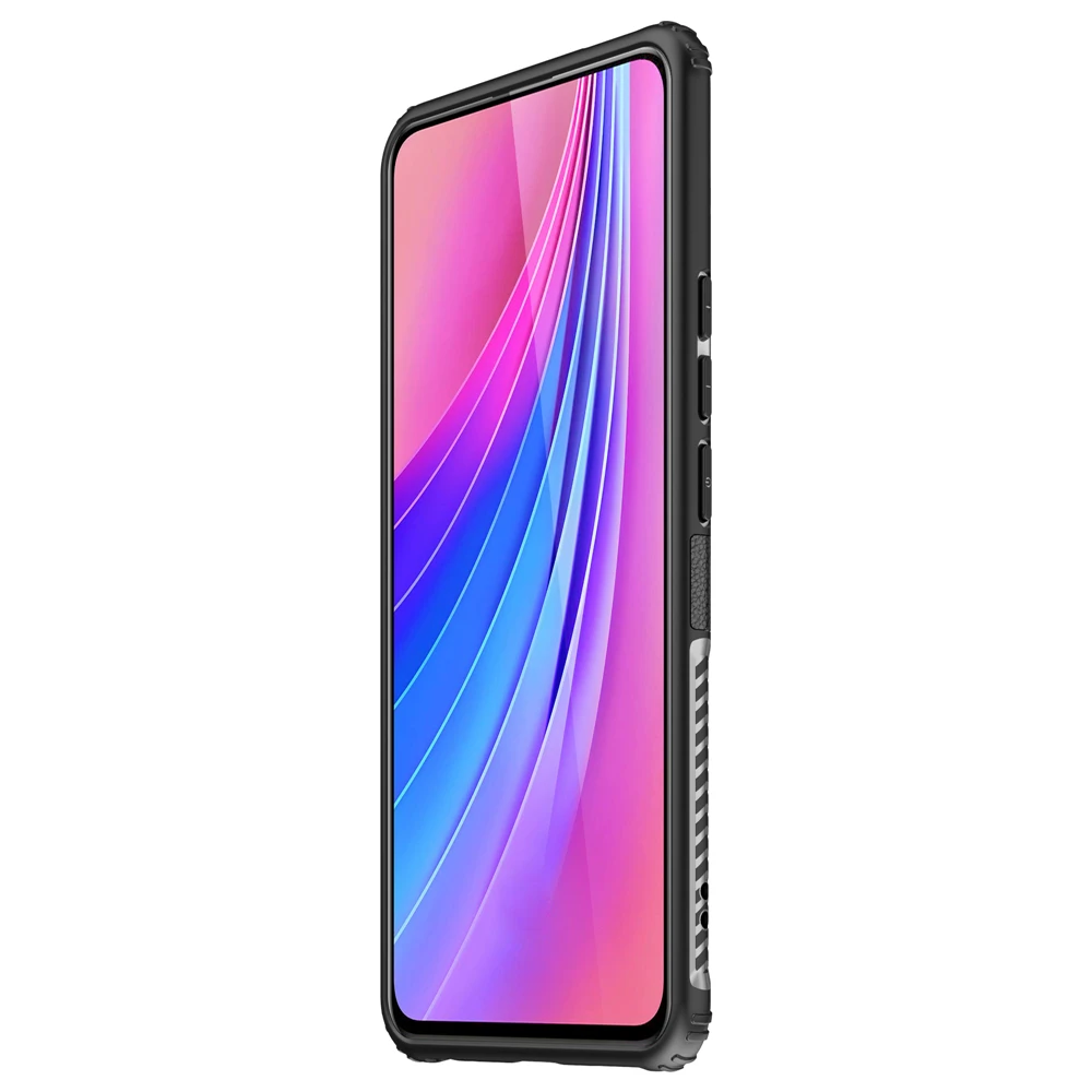 ДЛЯ vivo V15 Pro чехол Роскошный рыцарь Броня задняя крышка для vivo V15 Прочный Гибридный автомобильный держатель Кронштейн чехол для телефона(XS0418