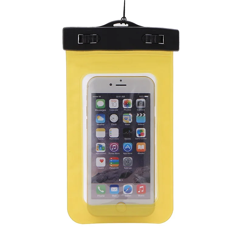 Yellow Открытый Камуфляжный водонепроницаемый чехол для телефона универсальный подводный Портативный чехол для телефонов Универсальный iphone 6 6s 7 8X3,5-6 дюймов - Цвет: Yellow