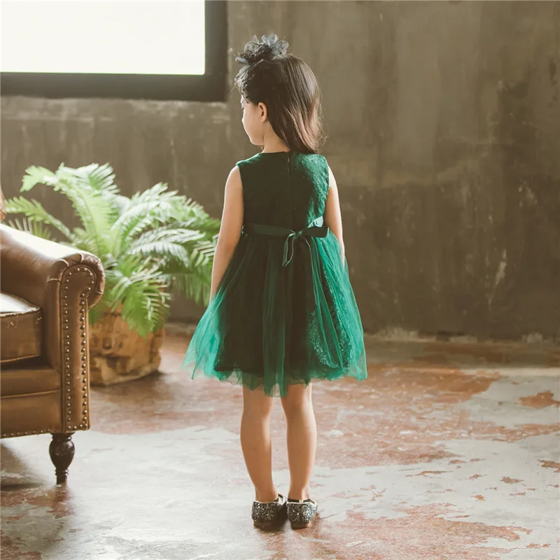 Girls Dresses 2018 New Summer Tutu Dress Kids Elegant Beautiful Mesh Lace Flower Big Ball Gown Vestido GDR392 | Детская одежда и