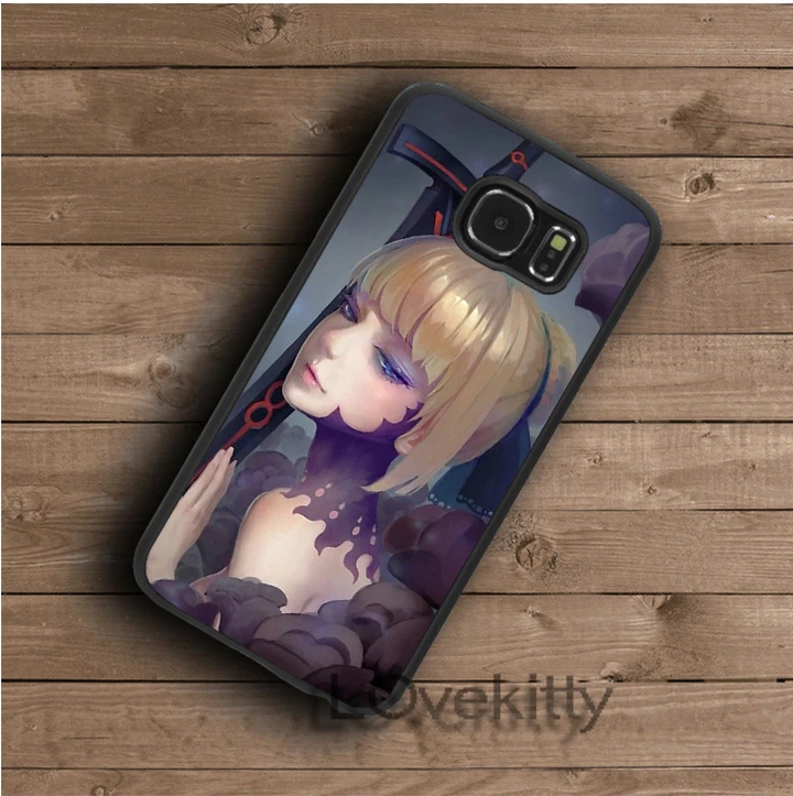Fate Stay Night Black Сабер 5 моды чехол для samsung galaxy S3 S4 S5 S6 S7 ПРИМЕЧАНИЕ 2 3 4 # SX389|s4 aluminum|s4 cases4