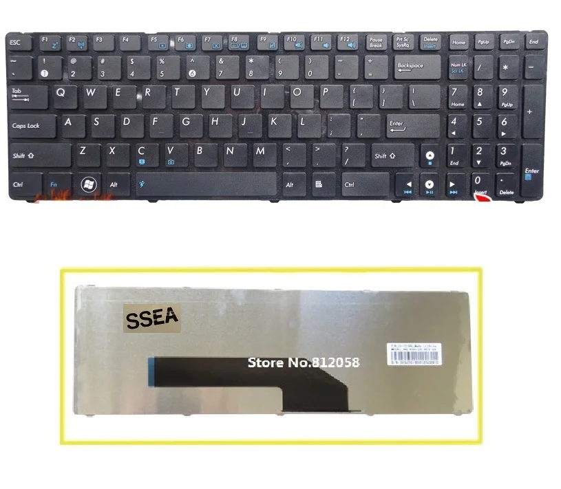 

SSEA US новая клавиатура для ASUS K50 K60 K61 K62 K70 K72 K50C x50 X5D X5DC X5DIJ X50IJ X5DIN