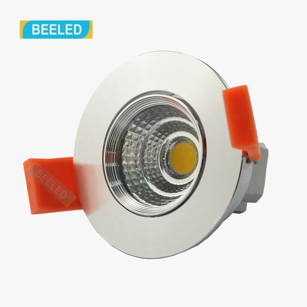 Регулируемый светодиодный светильник COB 3 Вт алюминиевый песочный серебристый |