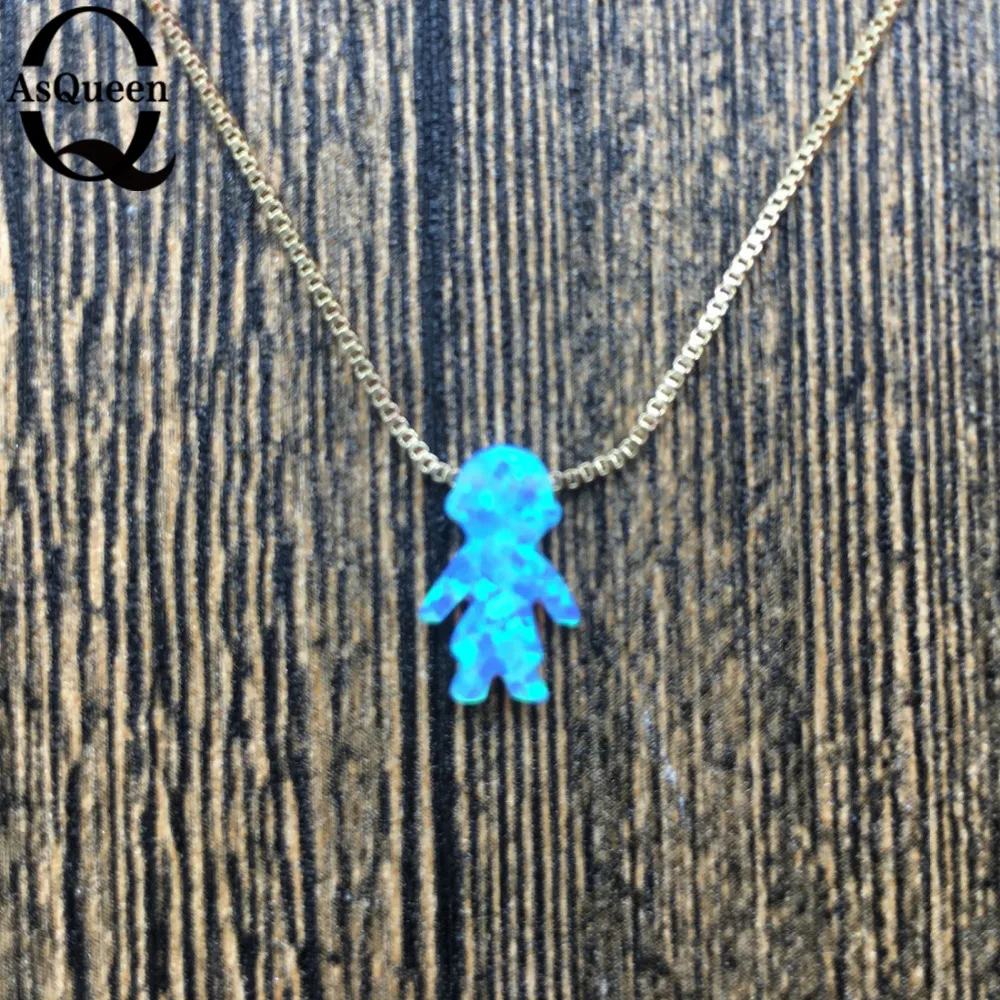 Новинка Опаловая Boys & кулон для девочек necklace прекрасное ювелирное ожерелье