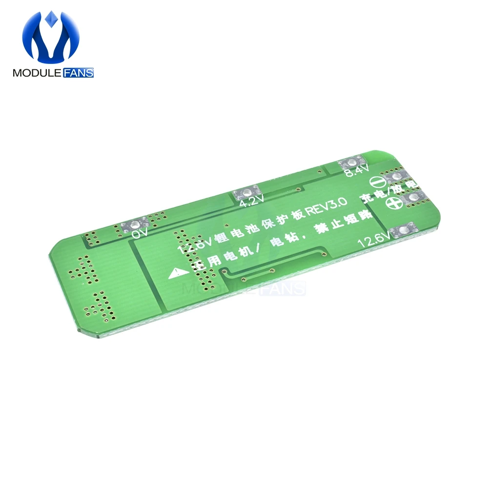 Модуль защитной платы зарядного устройства PCB BMS 18650 V Cell 5 шт. 3 сеточки S 20A литий