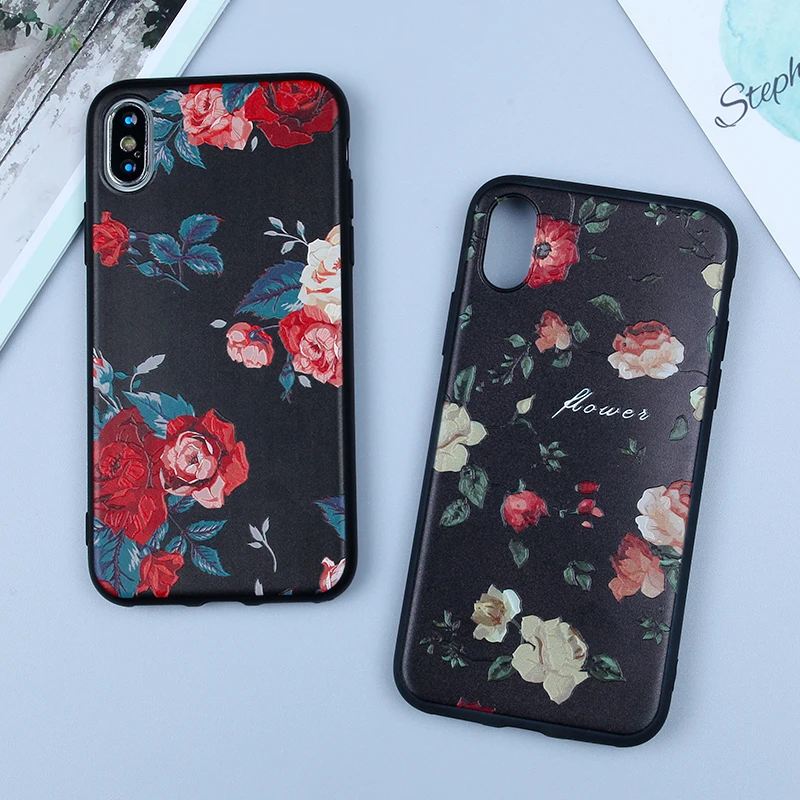 Для iphone 6s чехол милый 3D тиснение Мультфильм рисунком для iPhone Xs Max 7 8 плюс 5 5S SE 6