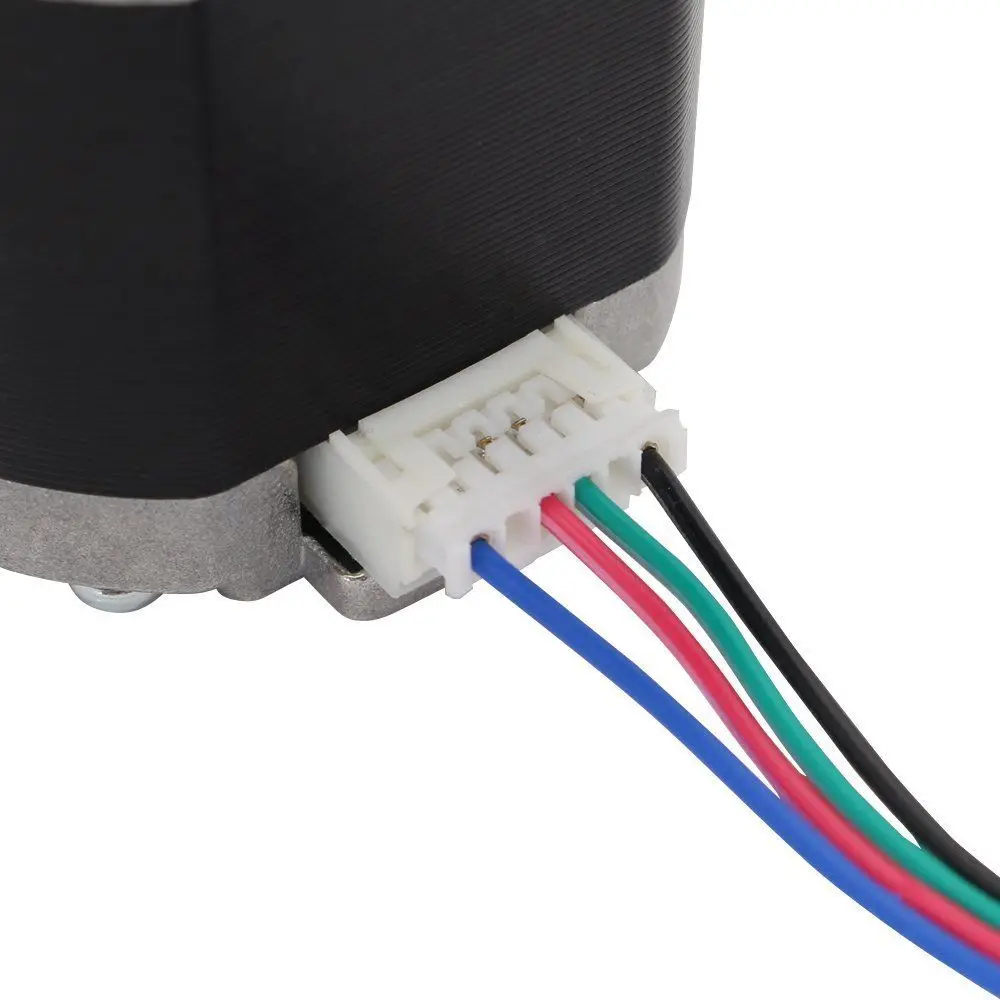 NEMA 17 4pin шаговый двигатель кабель с HX2.54 разъем 1 м длинный белый терминал Dupont кабель для Reprap Prusa i3 3d принтер Ramps