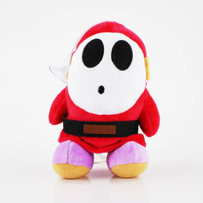 10 шт./лот; Каблук 16 см/24 см Super Mario плюшевые застенчивый парень аниме, плюшевая мягкая игрушка кукла Марио плюшевые застенчивый парень отличные подарки игрушки для детей