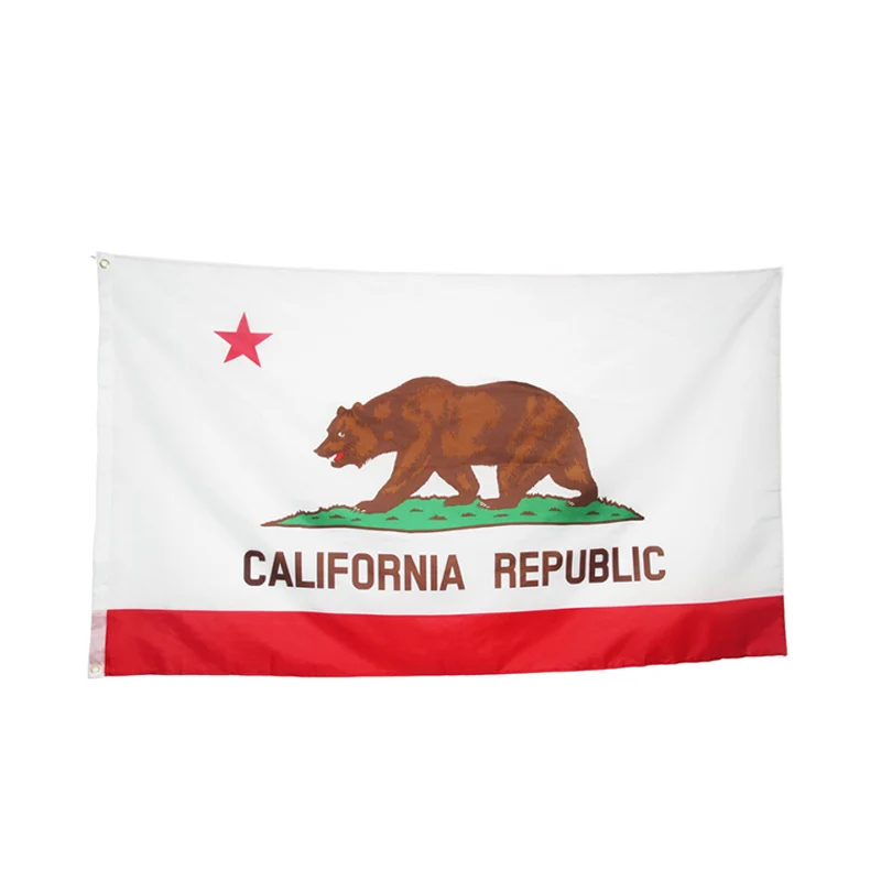 

Morning 90*150cm national flag USA California 100% polyester banners