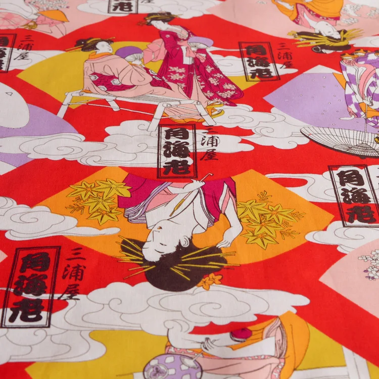 Японский хлопок furoshiki 100%/японская классика напечатанный Рисунок 50 см/много видов