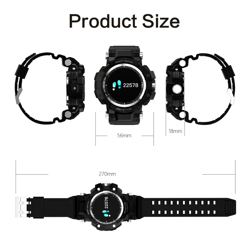 GW68 Смарт часы кровяное давление монитор сердечного ритма SmartBracelet