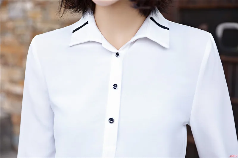 Модные женские блузки и рубашки с рукавом до локтя Офисная Женская одежда для