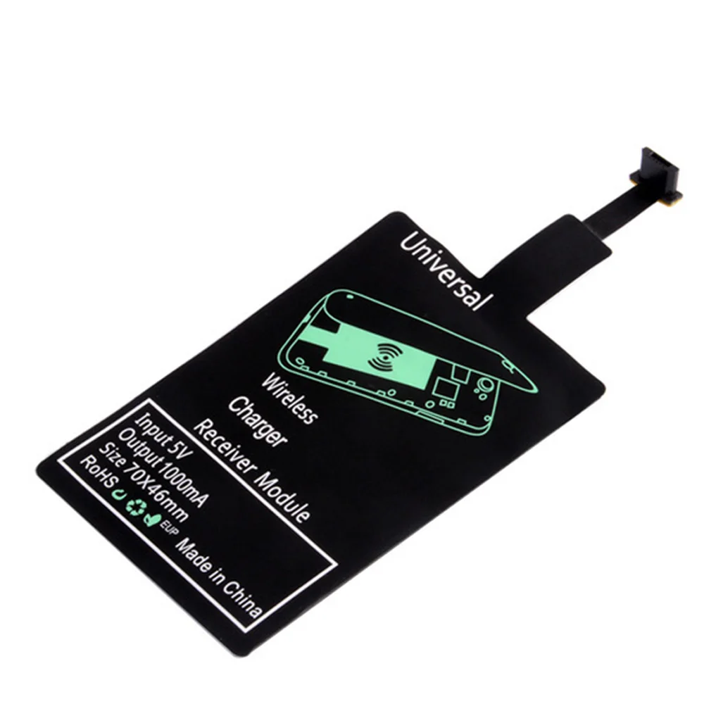 Hot Sale 5W Qi Universal Wireless Charger Adapter Receiver For iPhone Android Type C