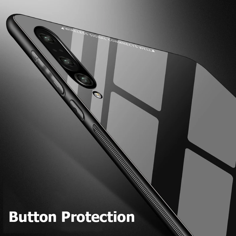 Чехол KEYSION для Samsung Galaxy A50 роскошный мягкий силиконовый чехол из закаленного