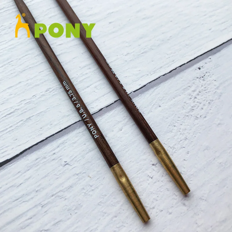 

Pony Interchangeable Circular Knitting Needle Tips Rosewood