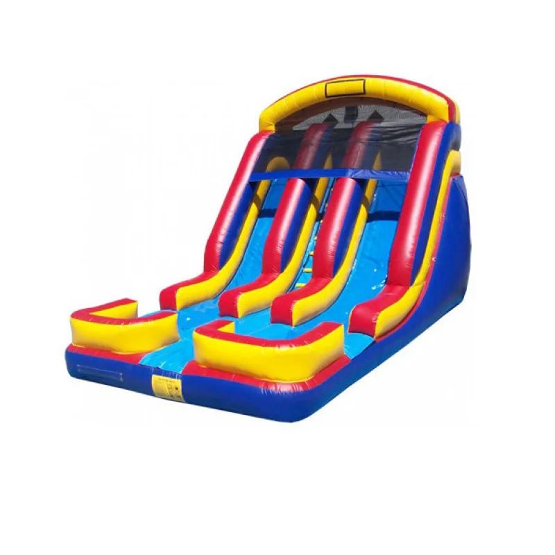 

inflatable land slide inflatable double slide inflatable dry slide with customized size and design for sale