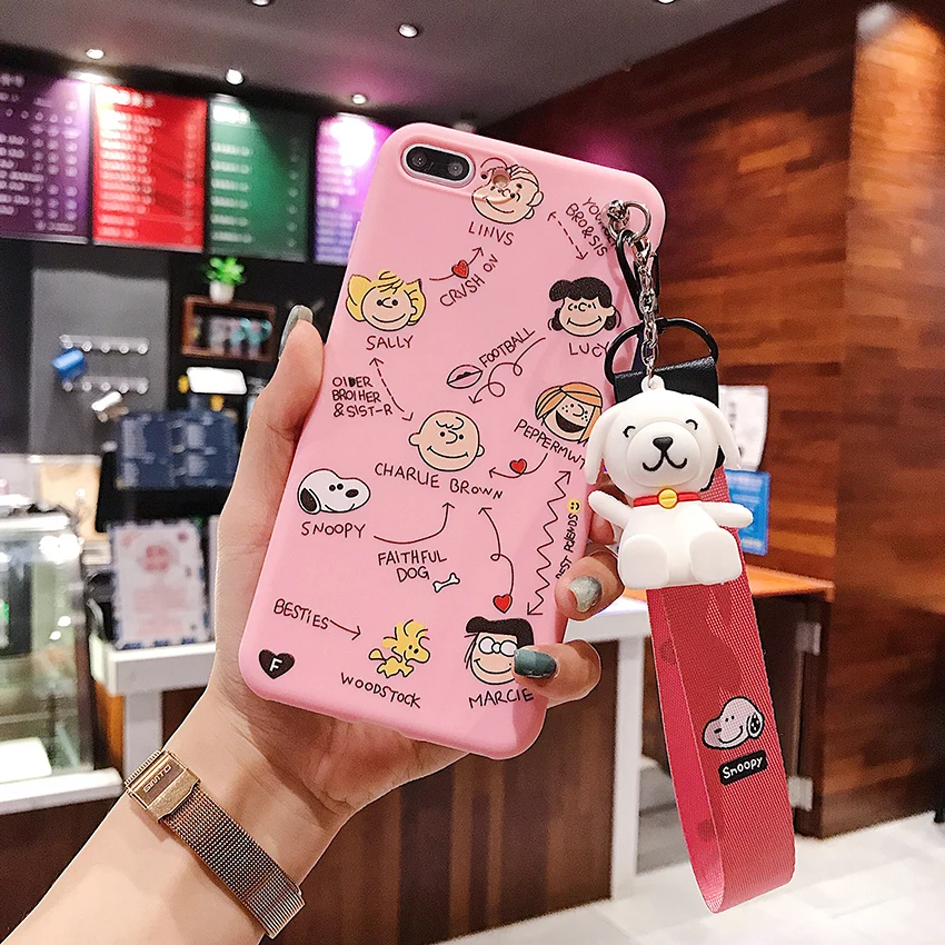 Чехол IToncs для телефона IPhone XS MAX X XR милая собака мультяшная силиконовая ТПУ чехол 6