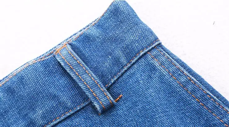 Лето 2017 женские джинсовые юбки Женщины одной кнопки линии Casual Saia джинсы