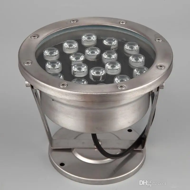 Goedkoop Led Onderwater Fontein Licht 9W 18W 12V 24V 85-265V Zwembad Vijver Vis Tank Aquarium Led Lamp IP68 Waterdichte Verlichting