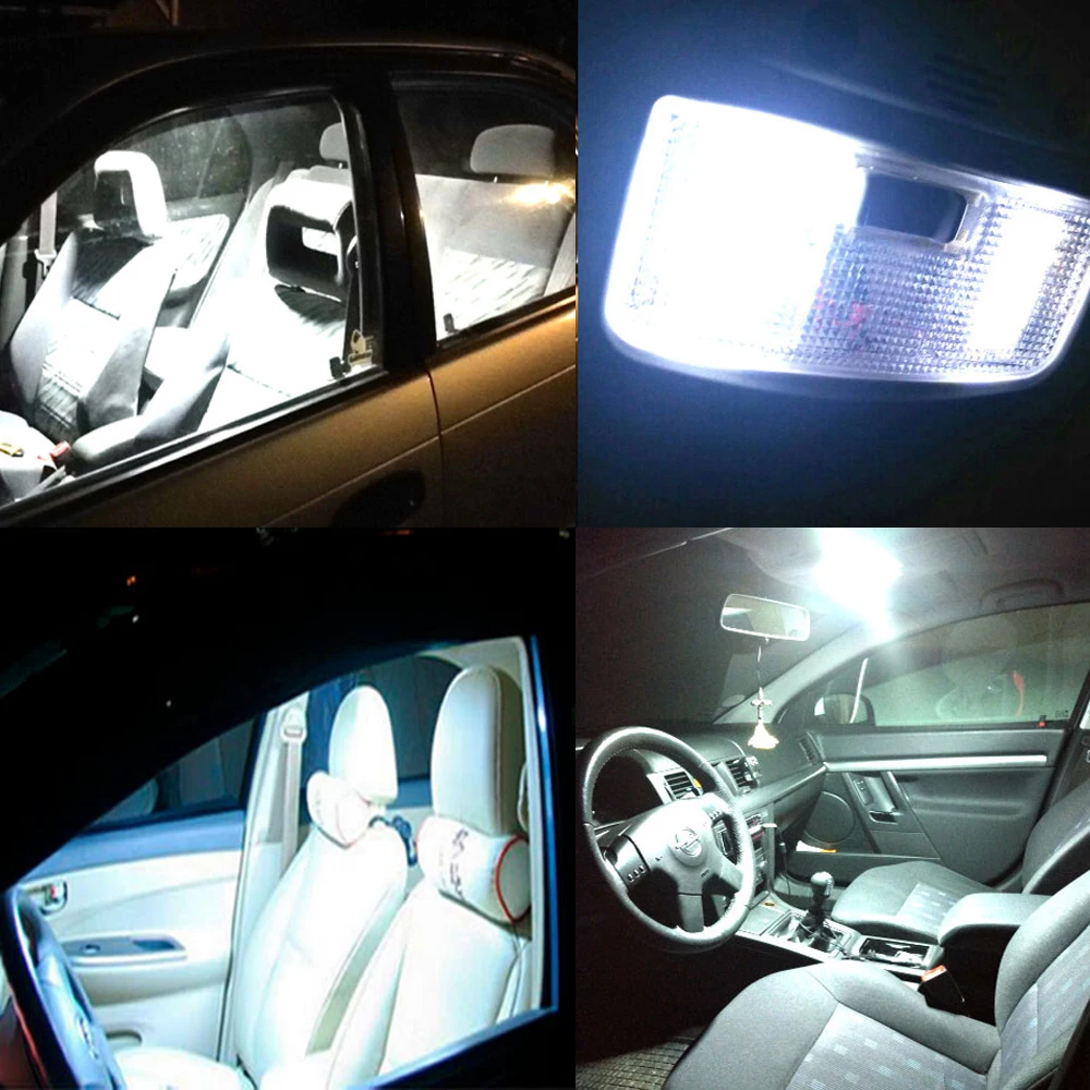 C5W Cob 24 36 48SMD чип белая лампа для чтения led T10 автомобильная светодиодная