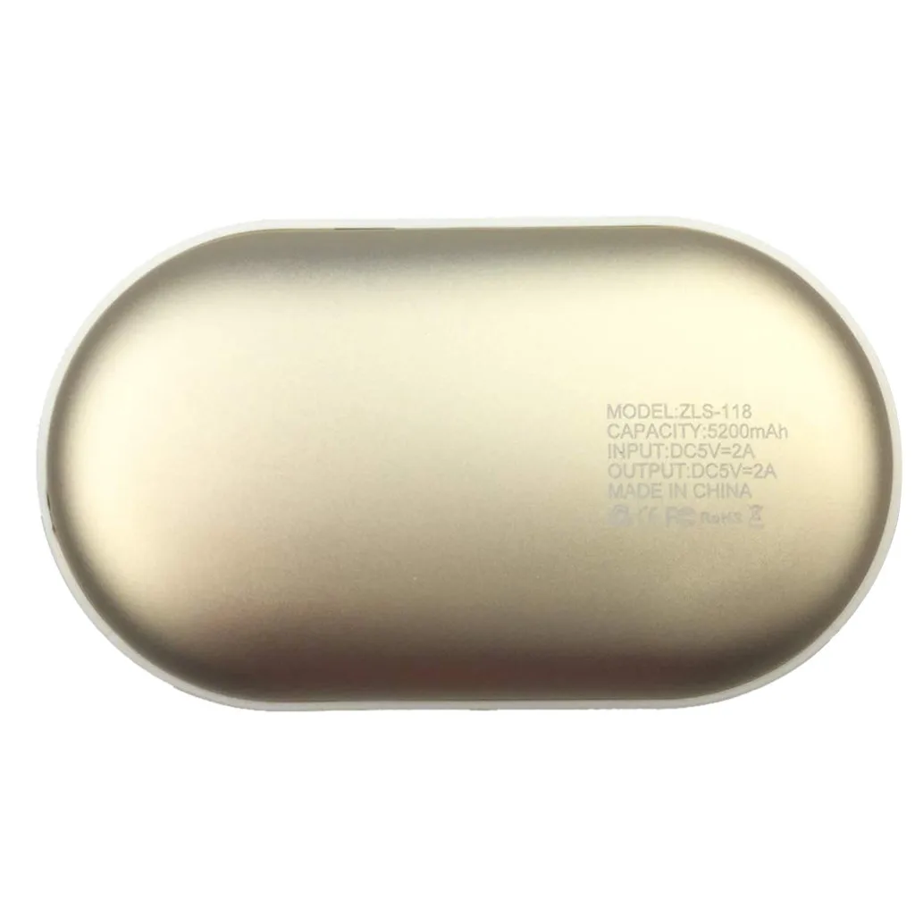 Мини ThreeLeaf перезаряжаемый грелка для рук 5200mAh электронный портативный мгновенный нагрев удобный карманный нагреватель# WS - Цвет: Бежевый