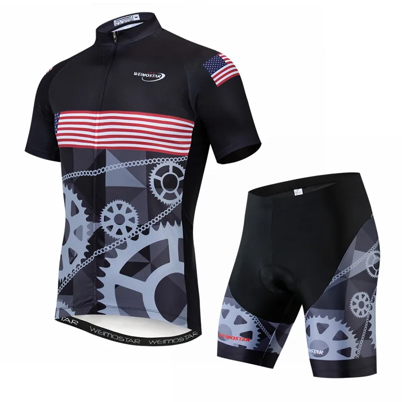 Color 4 Weimostar Pro Team бразильский набор Джерси для велоспорта Летняя мужская одежда для велоспорта гелевая подкладка для горного велосипеда одежда для велоспорта - Цвет: Color 4