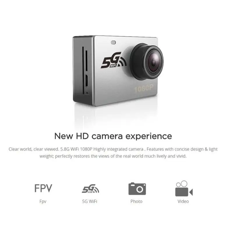 Спортивная камера MJX C6000 1080P Wi-Fi высокоинтегрированная для Bugs 3 PRO B3H B3PRO B10 D30 |