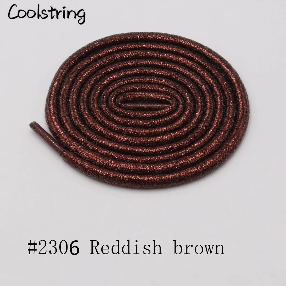 Coolstring однотонные закругленные металлические шнурки блестящие шнурки мигающие Блестящие модные латчеты перламутровые для спорта холст