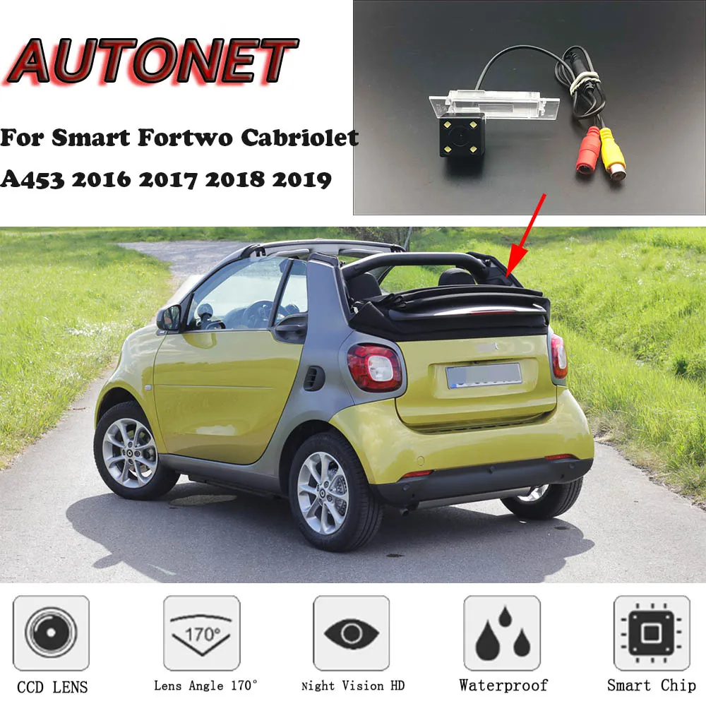 Осенняя резервная камера заднего вида для Smart Fortwo Cabriolet A453 2016 2017 2018 2019