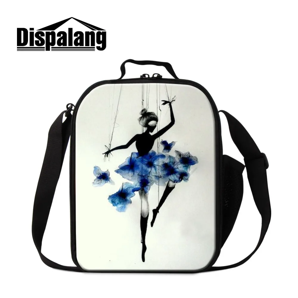 Сумка для детского обеда Dispalang переносная изолированная художественная балетная