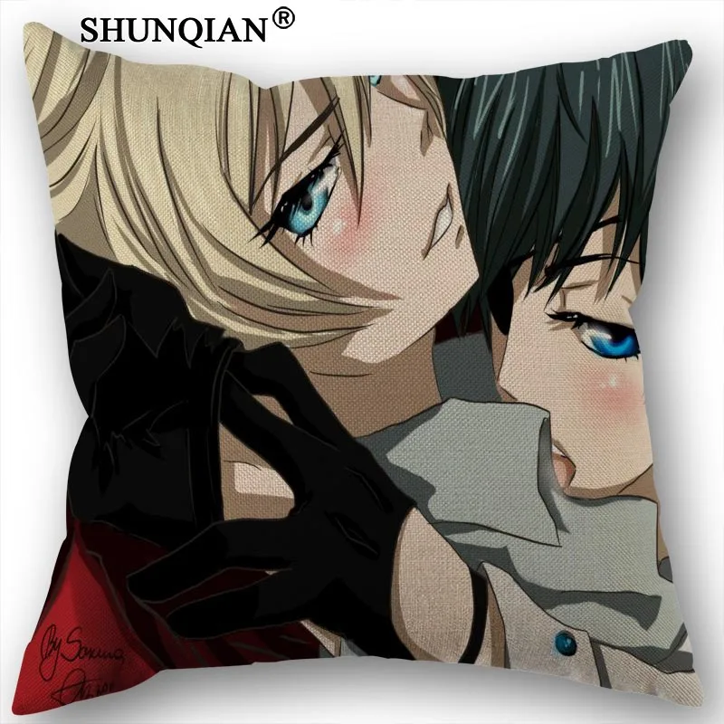 Наволочка из хлопка и льна 45x45 см|Наволочка| |