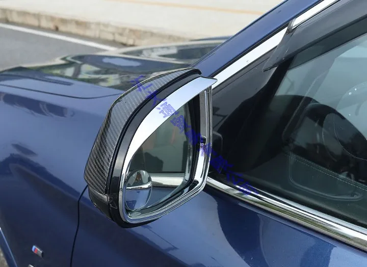 For BMW X5 G05 2019 2020 ABS Chrome Rearview Mirror Rain Shade Rainproof Blades Car Back Eyebrow | Автомобили и мотоциклы