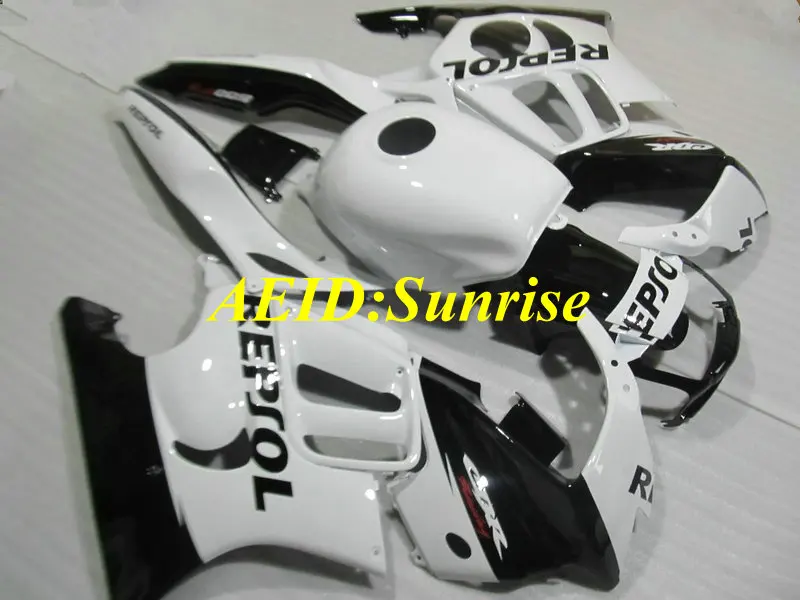 Комплект обтекателей для мотоцикла HONDA CBR600F3 97 98 CBR600 F3 CBR 600F3 1997 1998 ABS белый черный