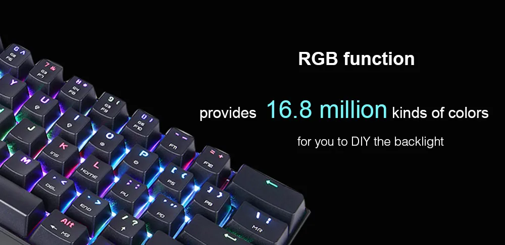 MOTO speed CK61 механическая клавиатура RGB подсветка игровая клавиатура 2 мс скорость отклика все анти-призрак клавиши