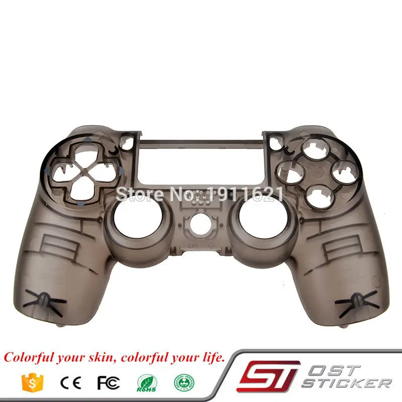 Jdm 001 прозрачный черный ясно Корпус В виде ракушки чехол для PS4 Playstation 4 контроллер