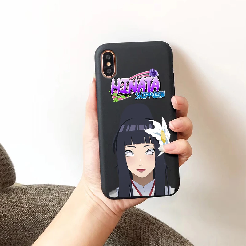 H-5538 Наруто shippuden аниме SASUKE boruto мягкий силиконовый черный чехол Хината Какаши чехол для телефона для iPhone X XR XS MAX 6 7 8 plus 6s se - Цвет: H-5538