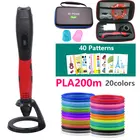 2022 USB 3D ручка с безопасным наполнителем 1,75 мм подарок на РождествоДень рождения с красивой ручкой чехол подходит для семейного творчества