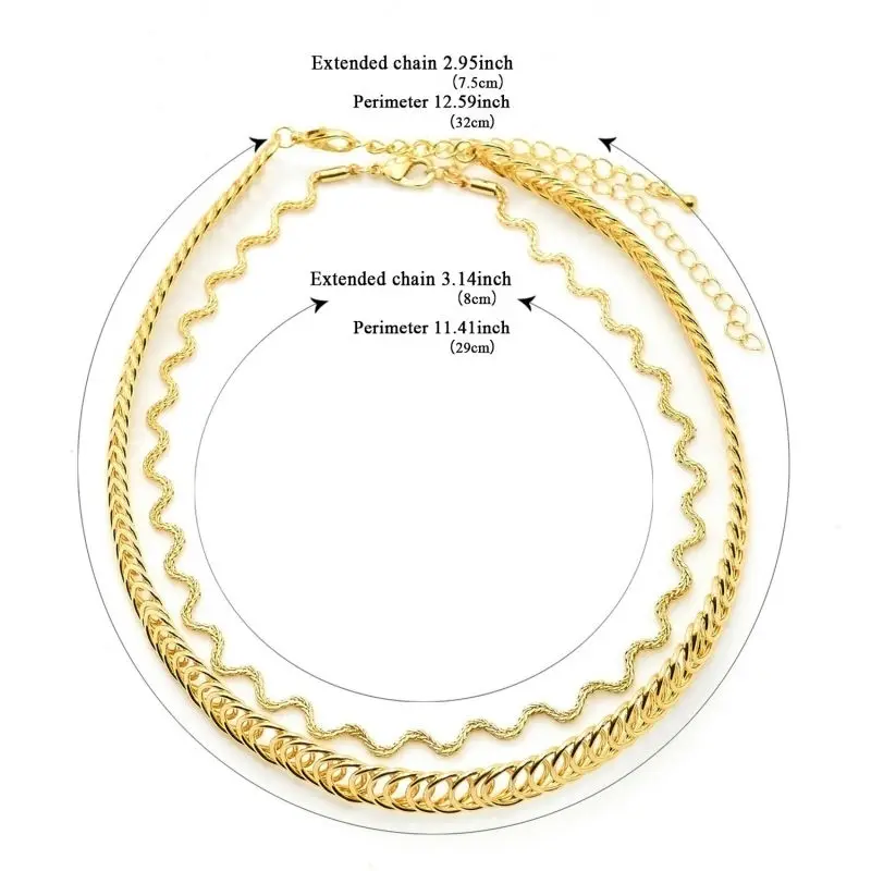 LEIIY Стильный Простой панк цинковый сплав золотой цвет Обёрточная бумага волна