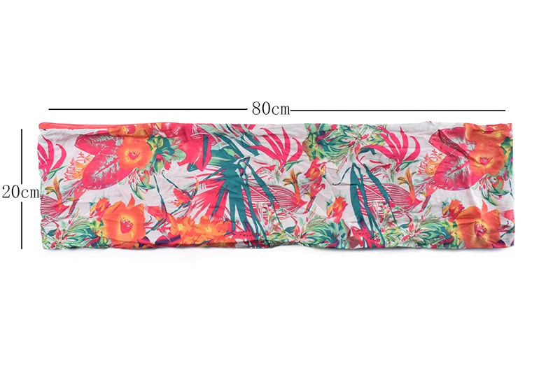 Женский шарф с цветочным узором Infinity белым карманом на молнии шарфы для поездок