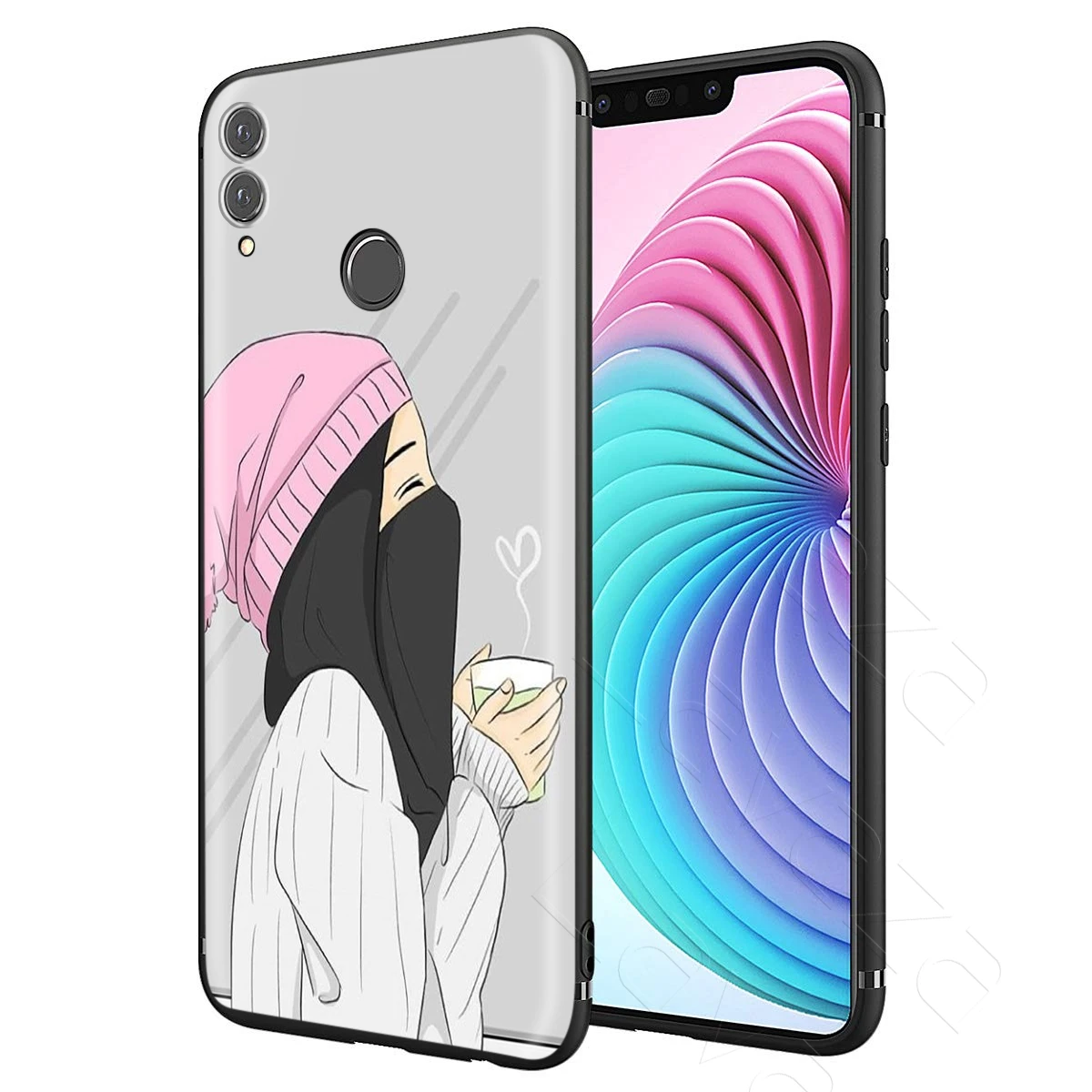 Исламский мусульманский чехол Lavaza Hijabi для девочек Huawei Mate Y7 Y9 P8 P9 P10 P20 P30 P40 Max Lite Pro P