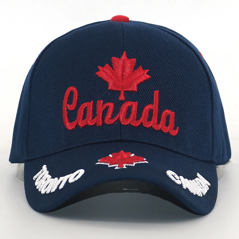 Унисекс мода Канада Бейсболка «Кости» 3D вышивка snapback шляпа хлопок Регулируемая изогнутая шляпа от солнца Спорт на открытом воздухе повседневные кепки