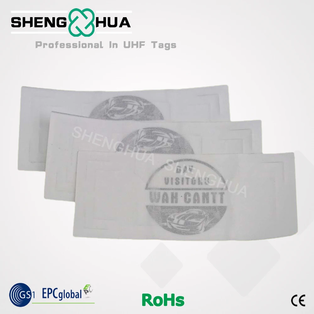 1000pcs/box PET RFID UHF Tag Support Customization Available Logo Tags Windshield Car Label Stickers | Безопасность и защита