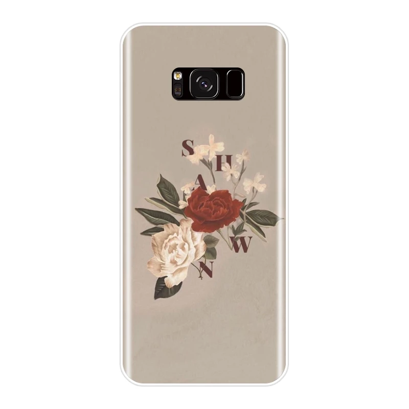 Силиконовый чехол Shawn Mendes Singer для Samsung Galaxy S8 S9 Plus S5 S6 S7 Edge мягкая задняя крышка Note 9 8