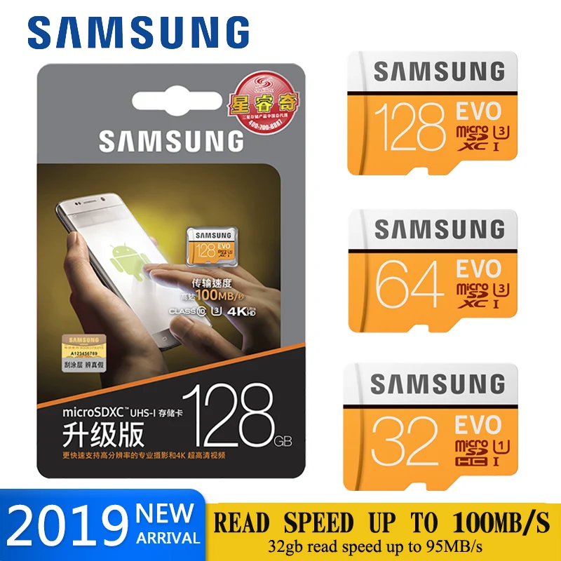 SAMSUNG карта памяти micro sd класс 10 128 ГБ 64 ГБ|Карты памяти| |