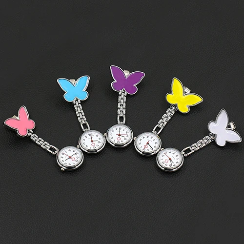 Женская симпатичная подвеска в виде бабочки медсестры на клипсе кварцевые