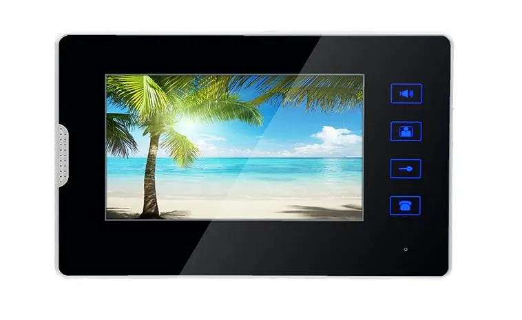 Новая Домашняя безопасность 7 ''tft lcd сенсорный экран видео домофон система