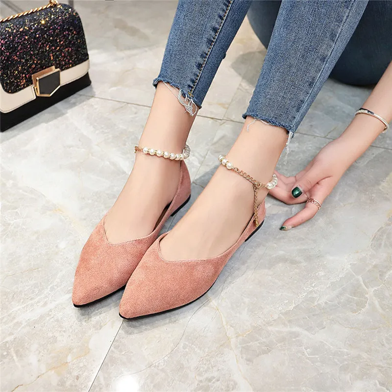 Женская повседневная обувь на плоской подошве женская с острым носком zapatos mujer