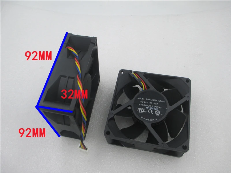 Новый оригинальный вентилятор для AVC DAKA0932R4UP001 24V 0.5A 9232 9 см 92*92*32 мм гидравлический преобразователь охлаждающий вентилятор