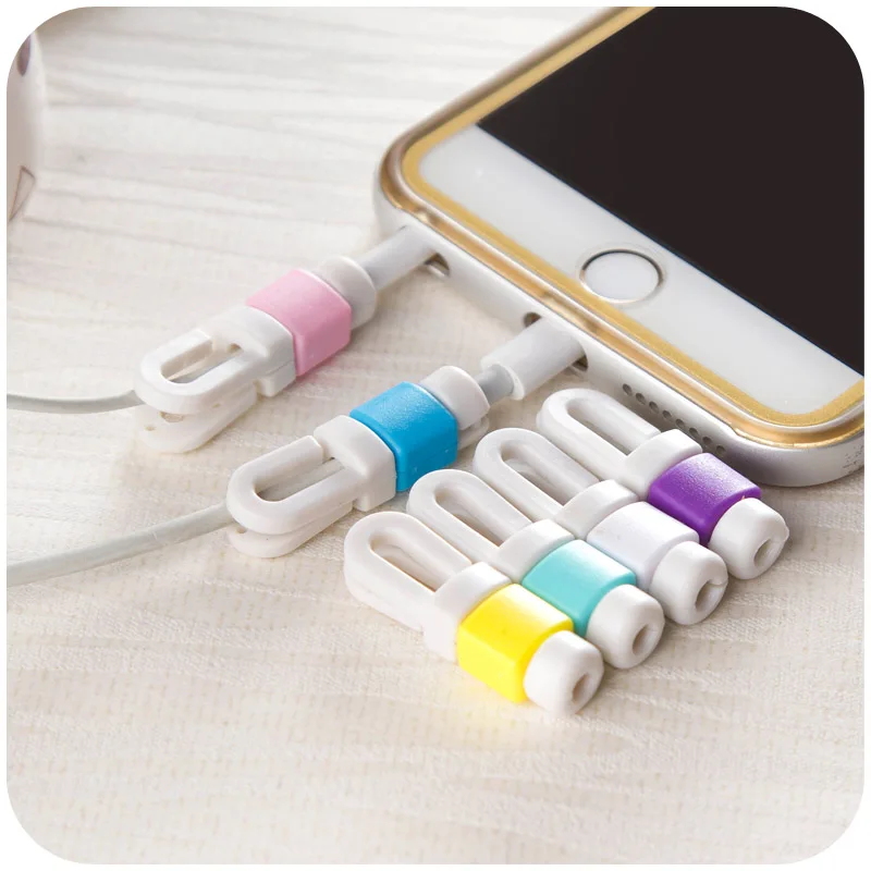 USB зарядный кабель для передачи данных с линия наушника Защитная крышка Saver The