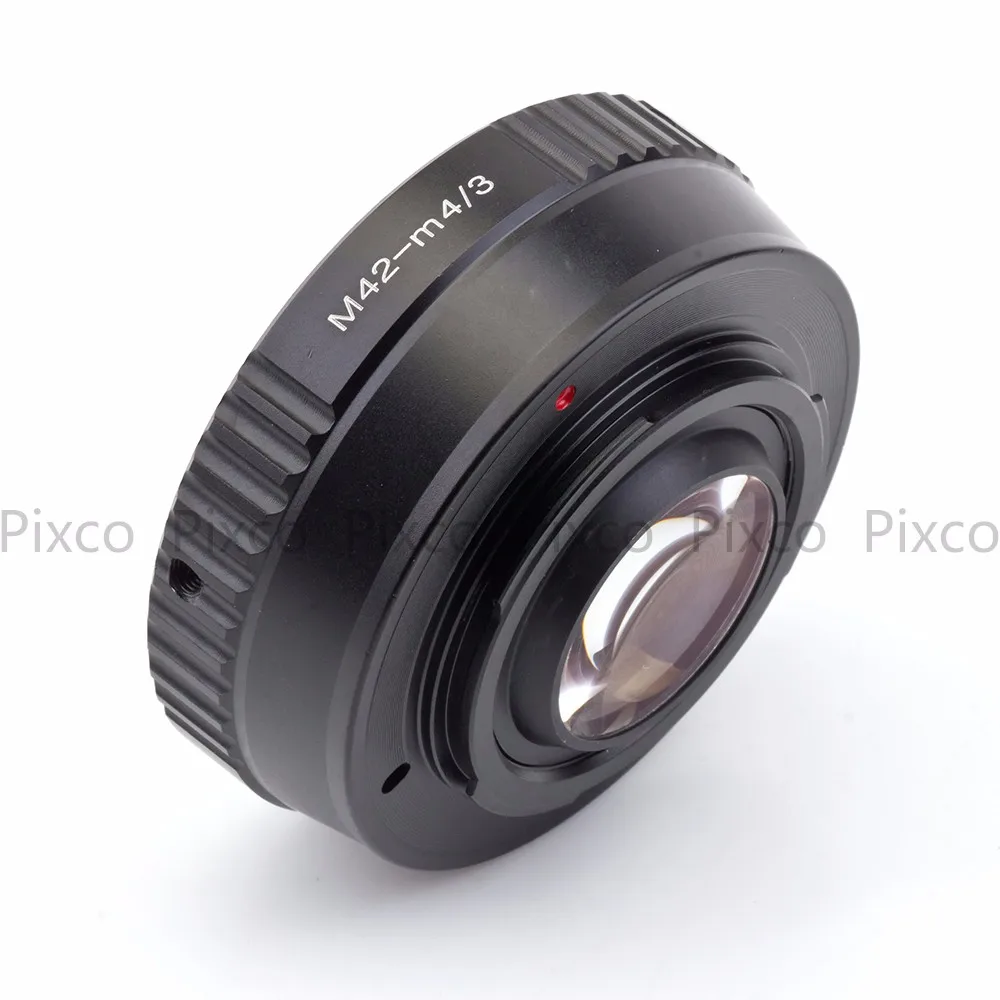 Pixco M42-M, 4/3 скоростной усилитель, фокусный редуктор, адаптер для объектива M42, подходит для камеры Micro Four Thirds 4/3, Прямая поставка