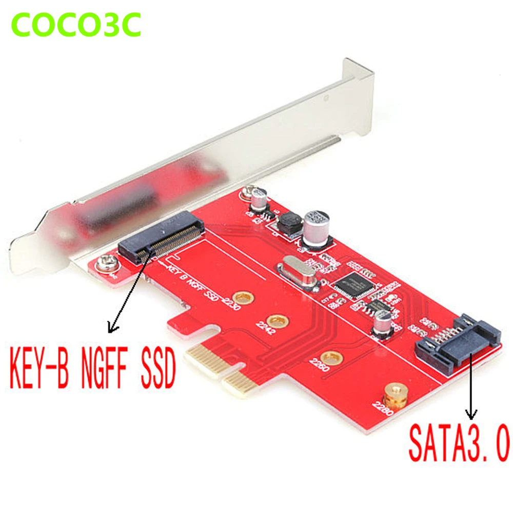 SATA 3 0 M. 2 B слот для ключей SSD PCI e карта III 6 Гбит/с HDD M.2 & M ключ Express с низкопрофильным